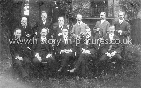 The committee 1909-1910, Wanstead M. M. Institute, Wanstead, London. c.1909-10